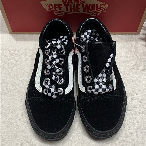 🌸 new with tags in box Vans old Skool Check Lace Shoes 🌸 - Picture 3 of 13